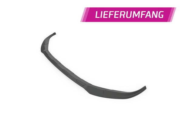 CSR Frontspoiler | Cup-Spoilerlippe mit ABE für VW Tiguan 2 (Typ AD) CSL717-C Carbon Look Hochglanz (keine Lackierung erforderlich)