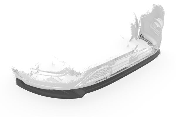 CSR Frontspoiler | Cup-Spoilerlippe mit ABE für Ford Tourneo Custom CSL718-C Carbon Look Hochglanz (keine Lackierung erforderlich)