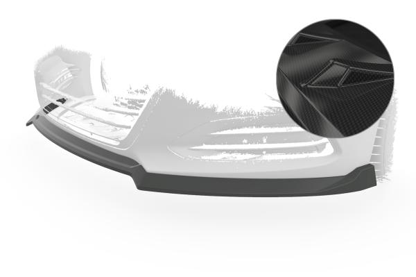 CSR Frontspoiler | Cup-Spoilerlippe mit ABE für Hyundai I40 (VF) CSL721-C Carbon Look Hochglanz (keine Lackierung erforderlich)