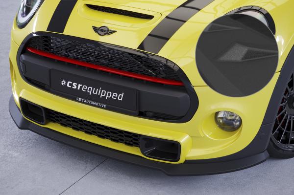 CSR Frontspoiler | Cup-Spoilerlippe mit ABE für Mini F55/F56/F57 Cooper S CSL724-S strukturiert schwarz matt (keine Lackierung erforderlich)