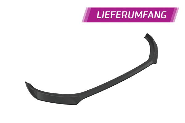 CSR Frontspoiler | Cup-Spoilerlippe mit ABE für VW Caddy 5 (Typ SB) CSL727-S strukturiert schwarz matt (keine Lackierung erforderlich)