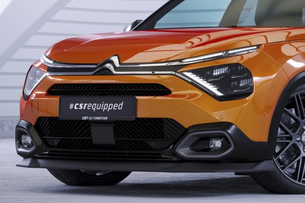 CSR Frontspoiler | Cup-Spoilerlippe mit ABE für Citroen C4 (3. Gen) CSL730-G Glossy schwarz Hochglanz (keine Lackierung erforderlich)