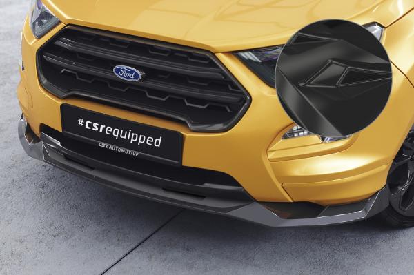 CSR Frontspoiler | Cup-Spoilerlippe mit ABE für Ford EcoSport MK2 CSL731-G Glossy schwarz Hochglanz (keine Lackierung erforderlich)