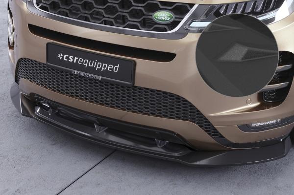 CSR Frontspoiler | Cup-Spoilerlippe mit ABE für Land Rover Range Rover Evoque (L551) CSL732-S strukturiert schwarz matt (keine Lackierung erforderlich)