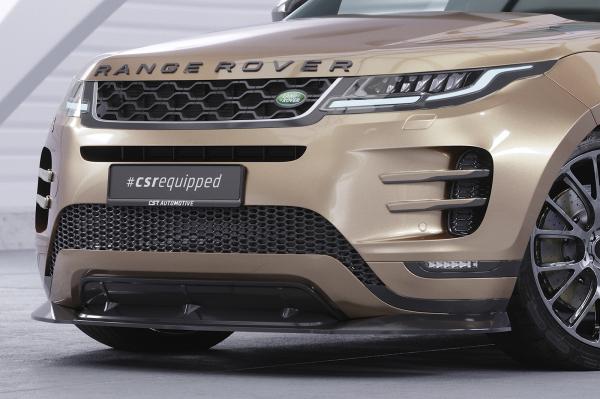 CSR Frontspoiler | Cup-Spoilerlippe mit ABE für Land Rover Range Rover Evoque (L551) CSL732-S strukturiert schwarz matt (keine Lackierung erforderlich)
