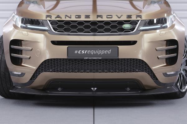 CSR Frontspoiler | Cup-Spoilerlippe mit ABE für Land Rover Range Rover Evoque (L551) CSL732-S strukturiert schwarz matt (keine Lackierung erforderlich)