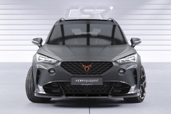 CSR Frontspoiler | Cup-Spoilerlippe mit ABE für Cupra Formentor VZ5 CSL738-G Glossy schwarz Hochglanz (keine Lackierung erforderlich)