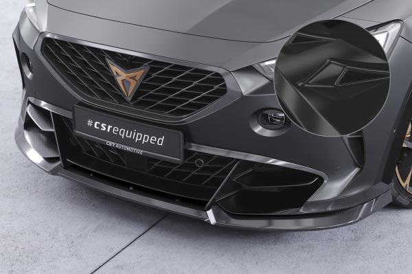 CSR Frontspoiler | Cup-Spoilerlippe mit ABE für Cupra Formentor VZ5 CSL738-G Glossy schwarz Hochglanz (keine Lackierung erforderlich)