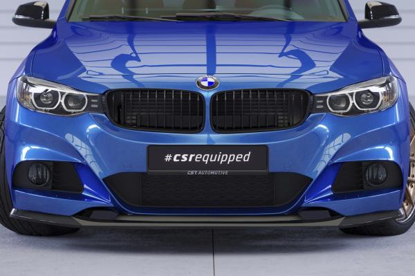 CSR Frontspoiler | Cup-Spoilerlippe mit ABE für BMW 3er F34 Gran Turismo CSL741-C Carbon Look Hochglanz (keine Lackierung erforderlich)