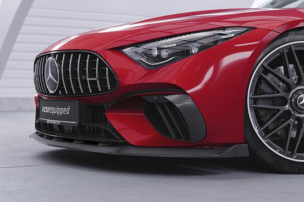 CSR Frontspoiler | Cup-Spoilerlippe mit ABE für Mercedes-Benz SL (R232) AMG CSL745-G Glossy schwarz Hochglanz (keine Lackierung erforderlich)