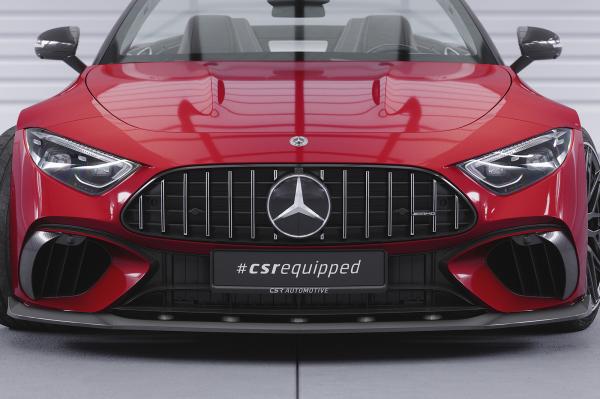 CSR Frontspoiler | Cup-Spoilerlippe mit ABE für Mercedes-Benz SL (R232) AMG CSL745-G Glossy schwarz Hochglanz (keine Lackierung erforderlich)