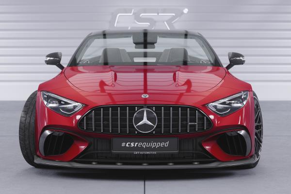 CSR Frontspoiler | Cup-Spoilerlippe mit ABE für Mercedes-Benz SL (R232) AMG CSL745-G Glossy schwarz Hochglanz (keine Lackierung erforderlich)