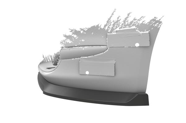 CSR Frontspoiler | Cup-Spoilerlippe mit ABE für Fiat 500 CSL749-C Carbon Look Hochglanz (keine Lackierung erforderlich)