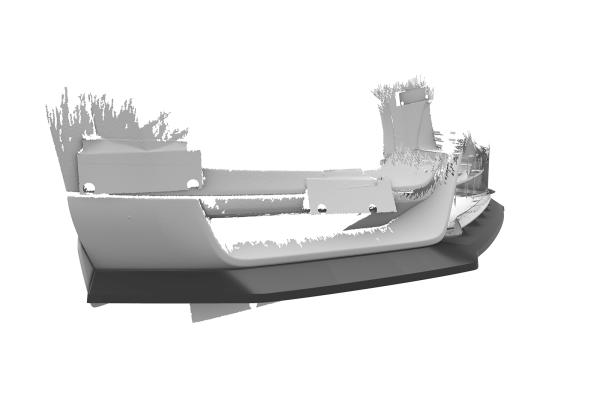 CSR Frontspoiler | Cup-Spoilerlippe mit ABE für Volvo XC 90 (2. Gen) CSL752-L Lackierung erforderlich (unlackiert roh)