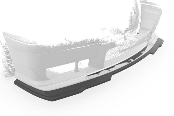 CSR Frontspoiler | Cup-Spoilerlippe mit ABE für BMW 3er E36 CSL755-G Glossy schwarz Hochglanz (keine Lackierung erforderlich)