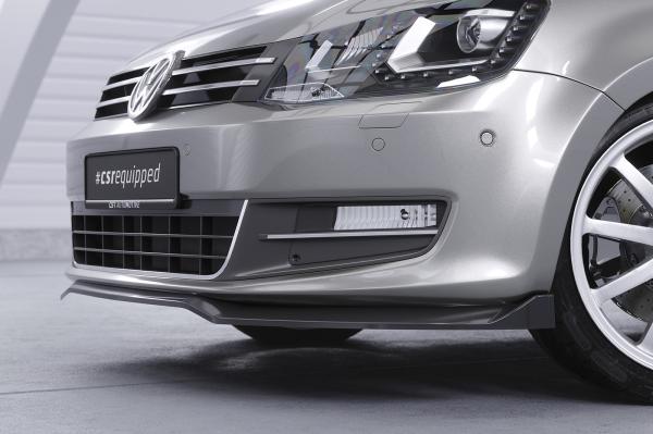 CSR Frontspoiler | Cup-Spoilerlippe mit ABE für VW Sharan 2 (7N) CSL757-L Lackierung erforderlich (unlackiert roh)