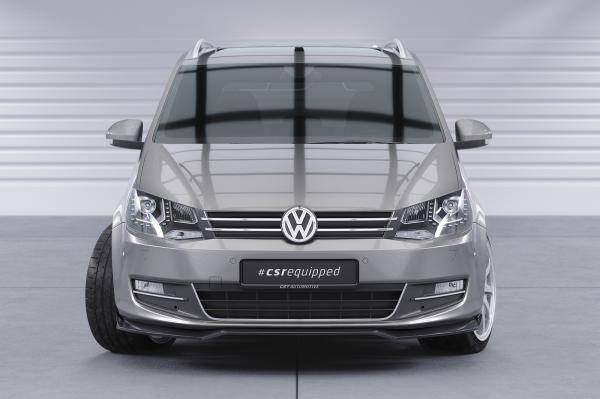 CSR Frontspoiler | Cup-Spoilerlippe mit ABE für VW Sharan 2 (7N) CSL757-L Lackierung erforderlich (unlackiert roh)