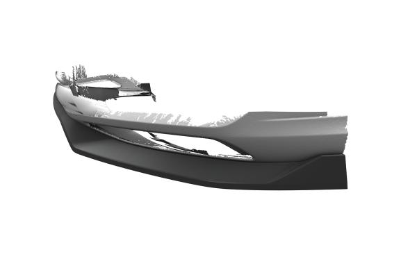 CSR Frontspoiler | Cup-Spoilerlippe mit ABE für Audi Q7 (4M) S-Line / SQ7 (4M) CSL758-G Glossy schwarz Hochglanz (keine Lackierung erforderlich)