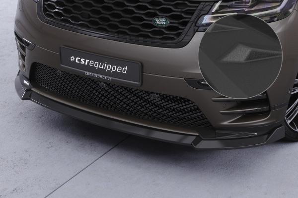 CSR Frontspoiler | Cup-Spoilerlippe mit ABE für Land Rover Range Rover Velar (L560) CSL760-S strukturiert schwarz matt (keine Lackierung erforderlich)