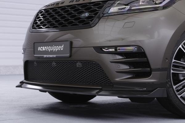 CSR Frontspoiler | Cup-Spoilerlippe mit ABE für Land Rover Range Rover Velar (L560) CSL760-S strukturiert schwarz matt (keine Lackierung erforderlich)