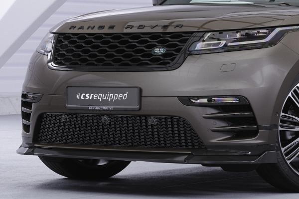 CSR Frontspoiler | Cup-Spoilerlippe mit ABE für Land Rover Range Rover Velar (L560) CSL760-S strukturiert schwarz matt (keine Lackierung erforderlich)