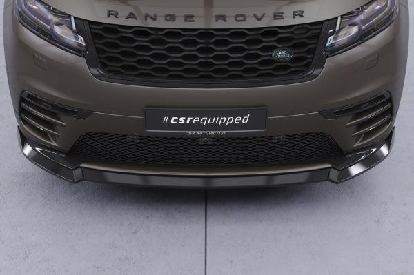 CSR Frontspoiler | Cup-Spoilerlippe mit ABE für Land Rover Range Rover Velar (L560) CSL760-S strukturiert schwarz matt (keine Lackierung erforderlich)