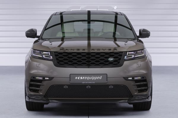 CSR Frontspoiler | Cup-Spoilerlippe mit ABE für Land Rover Range Rover Velar (L560) CSL760-S strukturiert schwarz matt (keine Lackierung erforderlich)