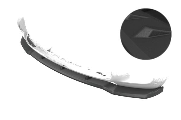 CSR Frontspoiler | Cup-Spoilerlippe mit ABE für BMW X5 E70 CSL764-S strukturiert schwarz matt (keine Lackierung erforderlich)