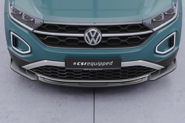 CSR Frontspoiler | Cup-Spoilerlippe mit ABE für VW T-Roc (A1) Facelift CSL766-S strukturiert schwarz matt (keine Lackierung erforderlich)