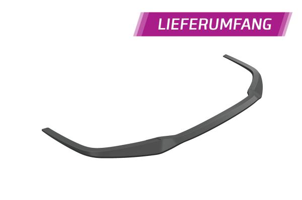 CSR Frontspoiler | Cup-Spoilerlippe mit ABE für Ferrari F8 Tributo / Spider CSL767-S strukturiert schwarz matt (keine Lackierung erforderlich)