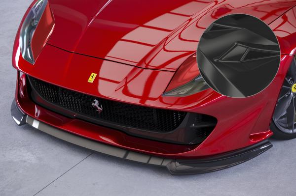 CSR Frontspoiler | Cup-Spoilerlippe mit ABE für Ferrari 812 Superfast / GTS CSL768-G Glossy schwarz Hochglanz (keine Lackierung erforderlich)