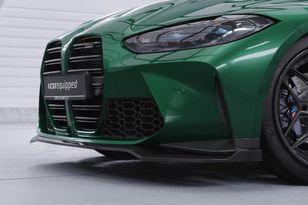 CSR Frontspoiler | Cup-Spoilerlippe mit ABE für BMW M3 (G80/G81) / M4 (G82/G83) CSL769-S strukturiert schwarz matt (keine Lackierung erforderlich)