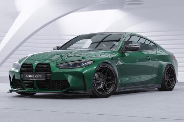 CSR Frontspoiler | Cup-Spoilerlippe mit ABE für BMW M3 (G80/G81) / M4 (G82/G83) CSL769-S strukturiert schwarz matt (keine Lackierung erforderlich)