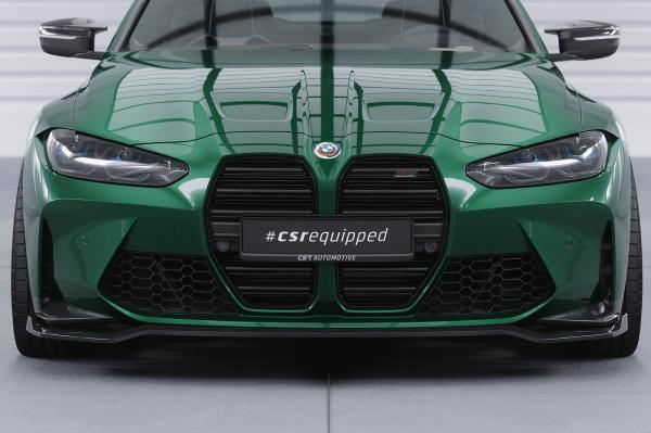 CSR Frontspoiler | Cup-Spoilerlippe mit ABE für BMW M3 (G80/G81) / M4 (G82/G83) CSL769-S strukturiert schwarz matt (keine Lackierung erforderlich)