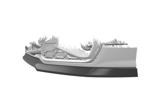 CSR Frontspoiler | Cup-Spoilerlippe mit ABE für Audi Q2 (Typ GA) S-Line CSL771-L Lackierung erforderlich (unlackiert roh)