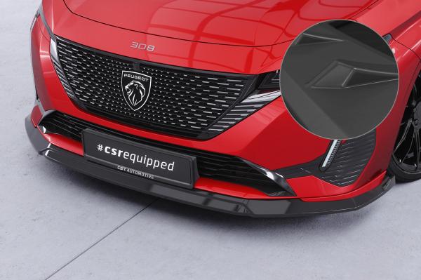 CSR Frontspoiler | Cup-Spoilerlippe mit ABE für Peugeot 308 (P51) GT CSL772-L Lackierung erforderlich (unlackiert roh)