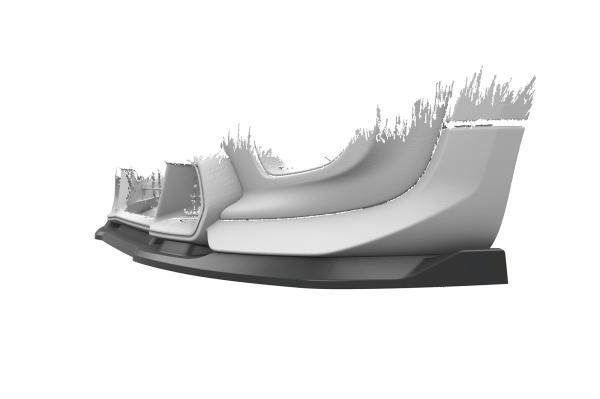 CSR Frontspoiler | Cup-Spoilerlippe mit ABE für Mini F56 JCW GP CSL774-S strukturiert schwarz matt (keine Lackierung erforderlich)