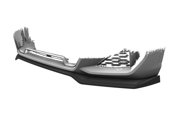 CSR Frontspoiler | Cup-Spoilerlippe mit ABE für BMW X1 U11 M-Paket CSL777-S strukturiert schwarz matt (keine Lackierung erforderlich)