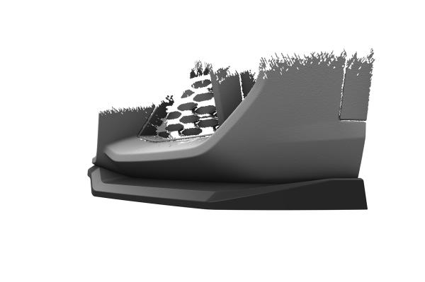 CSR Frontspoiler | Cup-Spoilerlippe mit ABE für BMW X1 U11 M-Paket CSL777-S strukturiert schwarz matt (keine Lackierung erforderlich)
