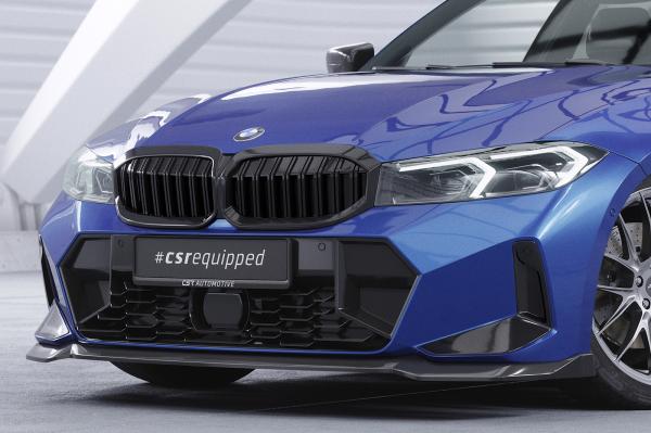 CSR Frontspoiler | Cup-Spoilerlippe mit ABE für BMW 3er G20 / G21 CSL778-G Glossy schwarz Hochglanz (keine Lackierung erforderlich)