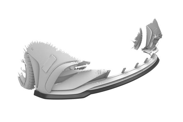 CSR Frontspoiler | Cup-Spoilerlippe mit ABE für Mercedes-Benz CSL (C257) CSL779-L Lackierung erforderlich (unlackiert roh)