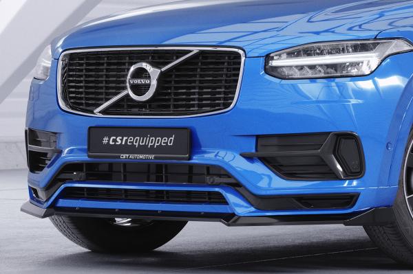 CSR Frontspoiler | Cup-Spoilerlippe mit ABE für Volvo XC90 (2.Gen) R-Design CSL780-S strukturiert schwarz matt (keine Lackierung erforderlich)