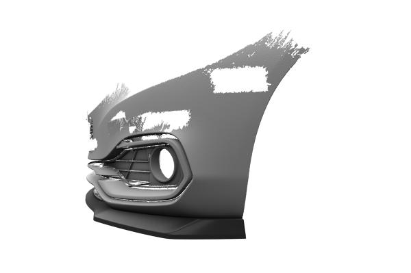 CSR Frontspoiler | Cup-Spoilerlippe mit ABE für BMW 4er F36 Gran Coupe CSL781-C Carbon Look Hochglanz (keine Lackierung erforderlich)