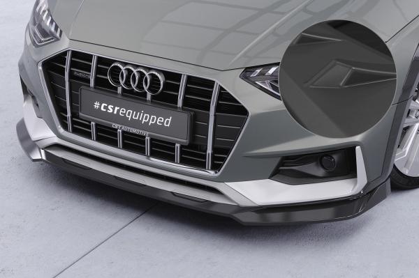 CSR Frontspoiler | Cup-Spoilerlippe mit ABE für Audi A4 B9 (Typ 8W) Allroad CSL783-L Lackierung erforderlich (unlackiert roh)