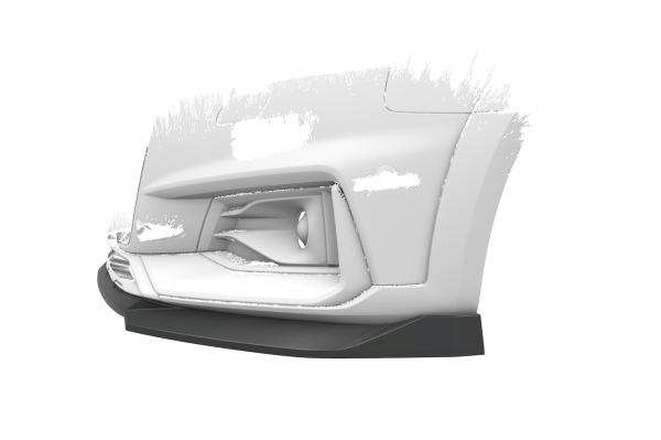 CSR Frontspoiler | Cup-Spoilerlippe mit ABE für Audi A4 B9 (Typ 8W) Allroad CSL783-C Carbon Look Hochglanz (keine Lackierung erforderlich)