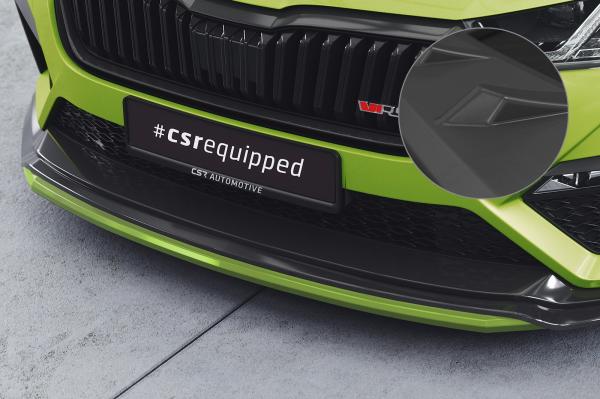 CSR Frontspoiler | Cup-Spoilerlippe mit ABE für Skoda Octavia 4 RS CSL784-L Lackierung erforderlich (unlackiert roh)