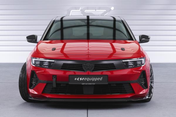 CSR Frontspoiler | Cup-Spoilerlippe mit ABE für Opel Astra L CSL787-C Carbon Look Hochglanz (keine Lackierung erforderlich)