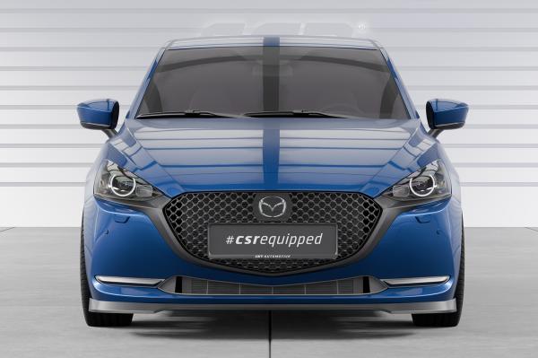 CSR Frontspoiler | Cup-Spoilerlippe mit ABE für Mazda 2 (Typ DJ) CSL789-C Carbon Look Hochglanz (keine Lackierung erforderlich)