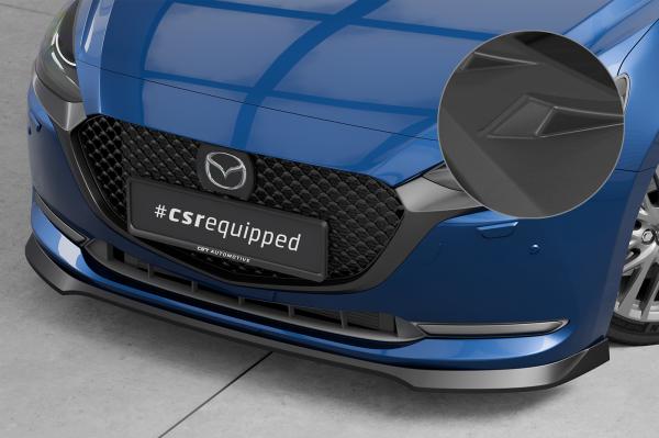 CSR Frontspoiler | Cup-Spoilerlippe mit ABE für Mazda 2 (Typ DJ) CSL789-L Lackierung erforderlich (unlackiert roh)