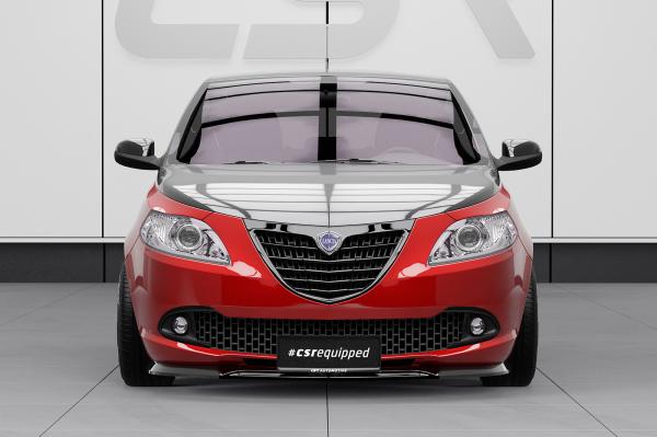 CSR Frontspoiler | Cup-Spoilerlippe mit ABE für Lancia Ypsilon (846) CSL792-G Glossy schwarz Hochglanz (keine Lackierung erforderlich)